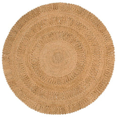 Tapijt rond 150 cm gevlochten jute