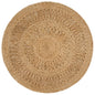 Tapijt rond 90 cm gevlochten jute - AllerleiShop