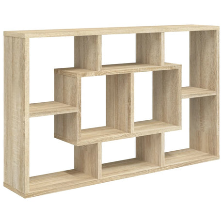 Wandschap 85x16x52,5 cm bewerkt hout sonoma eikenkleurig - AllerleiShop