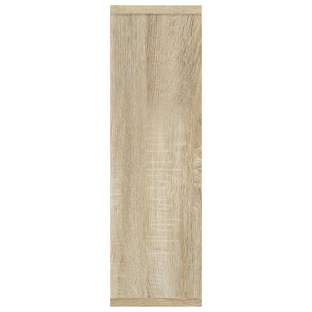 Wandschap 85x16x52,5 cm bewerkt hout sonoma eikenkleurig - AllerleiShop