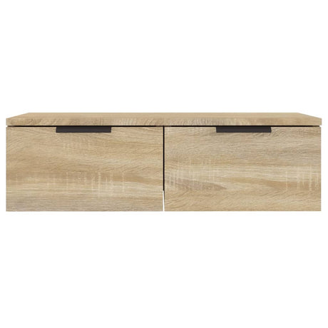 Wandkast 68x30x20 cm bewerkt hout sonoma eikenkleurig - AllerleiShop