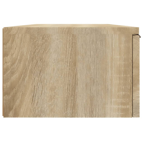 Wandkast 68x30x20 cm bewerkt hout sonoma eikenkleurig - AllerleiShop