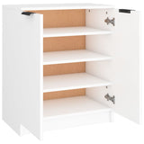 Schoenenkast 59x35x70 cm bewerkt hout wit - AllerleiShop