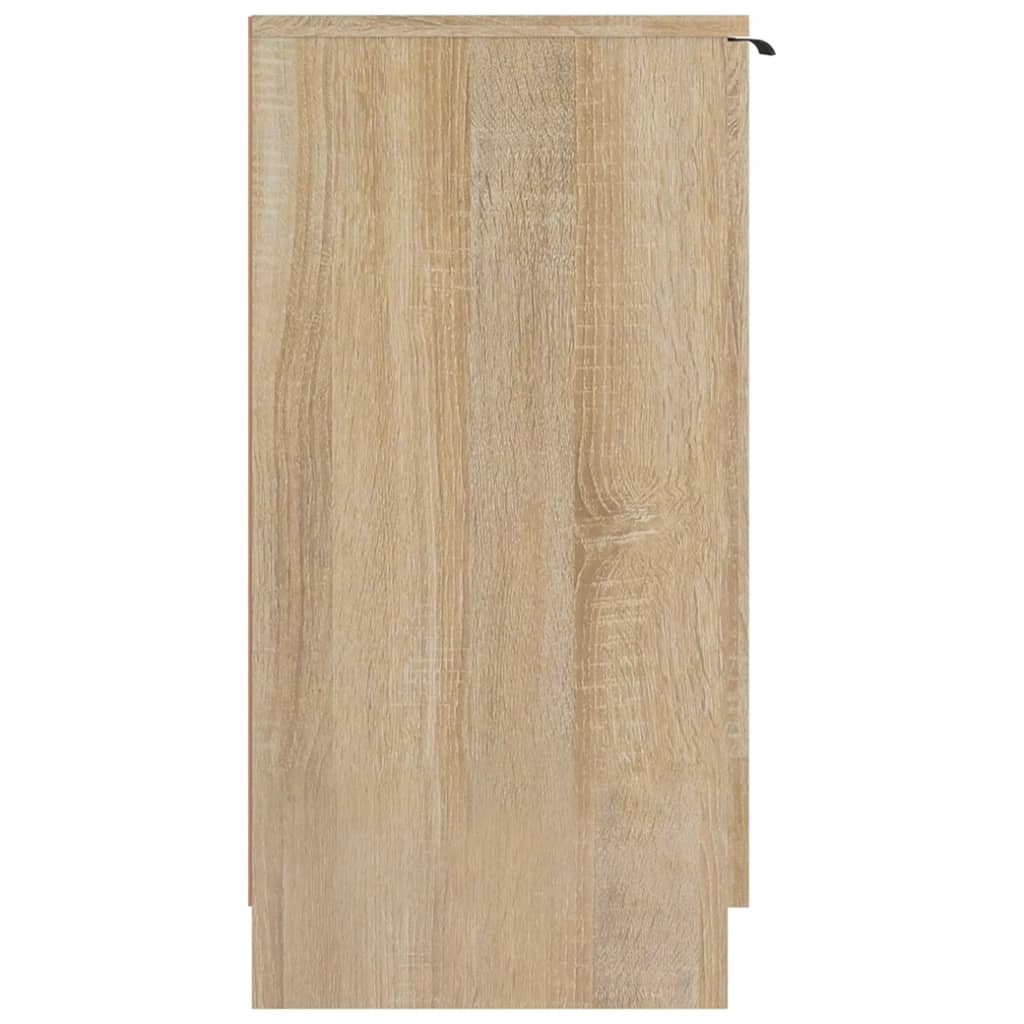 Schoenenkast 59x35x70 cm bewerkt hout sonoma eikenkleurig