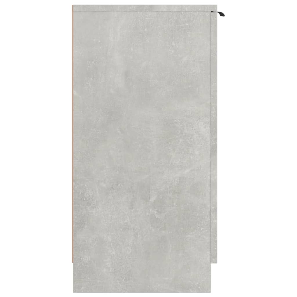 Schoenenkast 59x35x70 cm bewerkt hout betongrijs - AllerleiShop