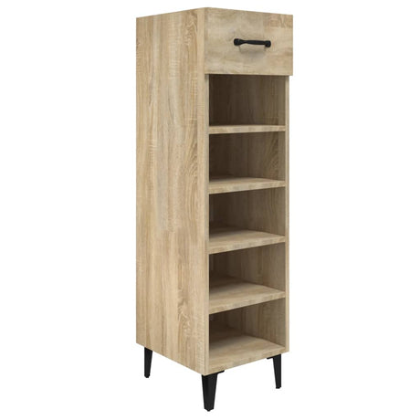 Schoenenkast 30x35x105 cm bewerkt hout sonoma eikenkleurig - AllerleiShop