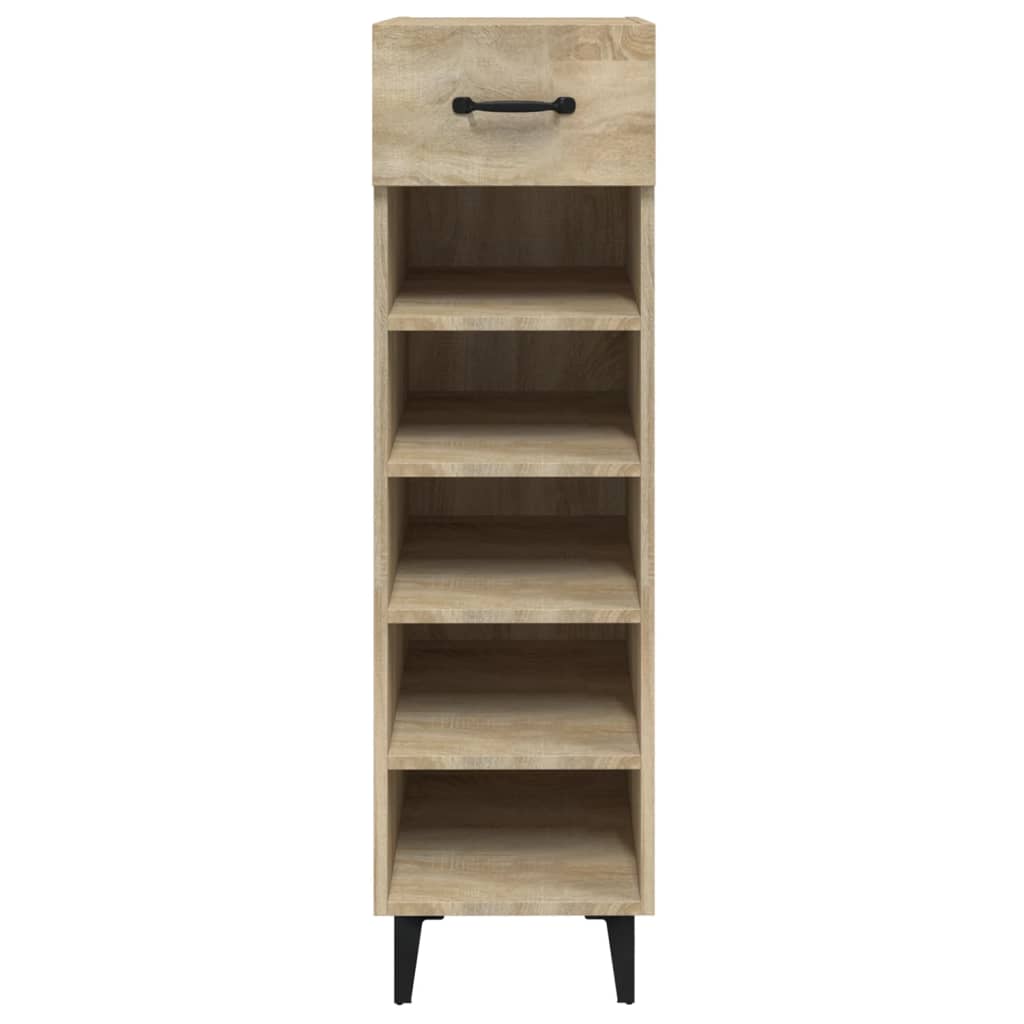 Schoenenkast 30x35x105 cm bewerkt hout sonoma eikenkleurig - AllerleiShop