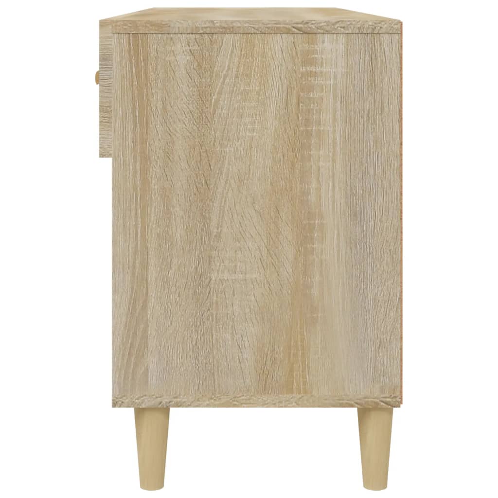 Schoenenkast 102x35x55 cm bewerkt hout sonoma eikenkleurig - AllerleiShop