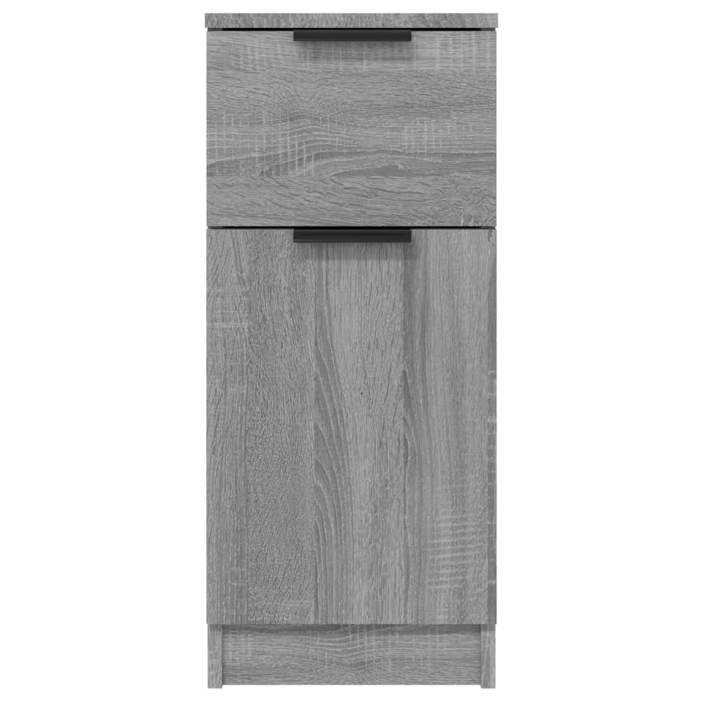 Dressoir 30x30x70 cm bewerkt hout grijs sonoma eikenkleurig - AllerleiShop