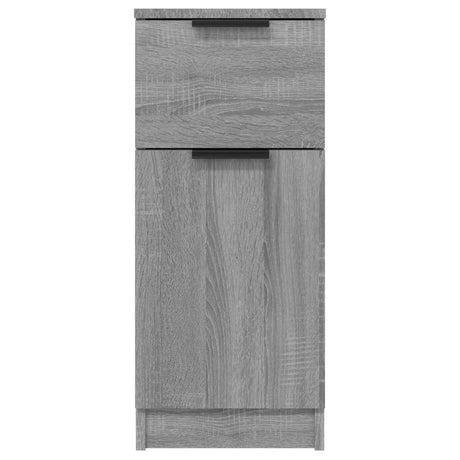 Dressoir 30x30x70 cm bewerkt hout grijs sonoma eikenkleurig - AllerleiShop