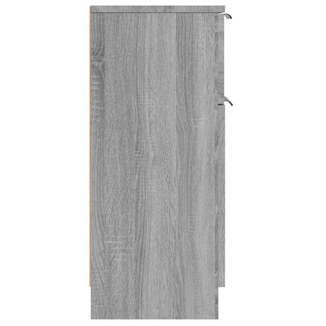 Dressoir 30x30x70 cm bewerkt hout grijs sonoma eikenkleurig - AllerleiShop