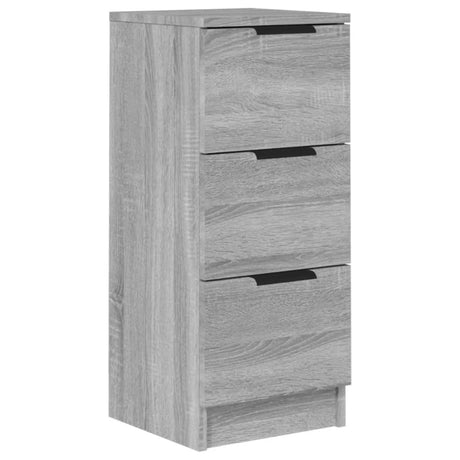 Dressoir 30x30x70 cm bewerkt hout grijs sonoma eikenkleurig - AllerleiShop