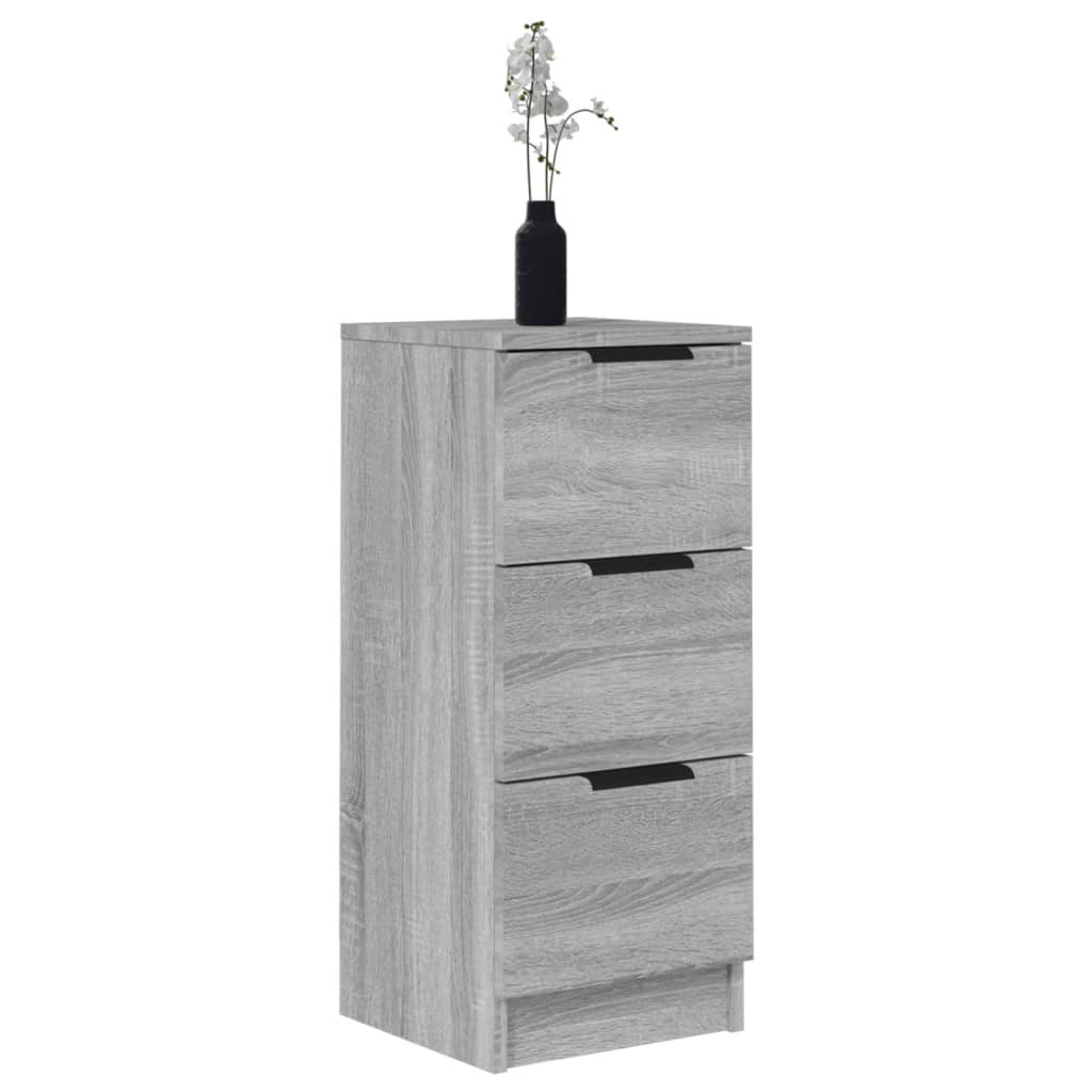 Dressoir 30x30x70 cm bewerkt hout grijs sonoma eikenkleurig - AllerleiShop