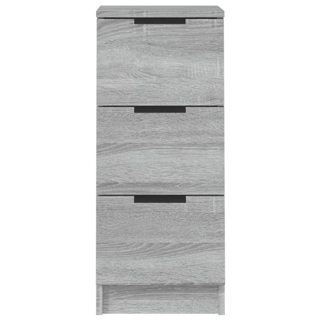 Dressoir 30x30x70 cm bewerkt hout grijs sonoma eikenkleurig - AllerleiShop