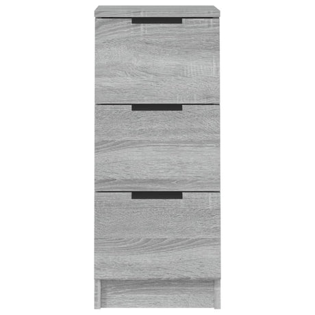 Dressoir 30x30x70 cm bewerkt hout grijs sonoma eikenkleurig - AllerleiShop