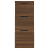 Dressoir 30x30x70 cm bewerkt hout bruin eikenkleur - AllerleiShop