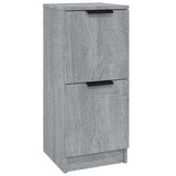 Dressoir 30x30x70 cm bewerkt hout grijs sonoma eikenkleurig - AllerleiShop