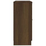 Dressoirs 2 st 30x30x70 cm bewerkt hout bruin eikenkleur - AllerleiShop