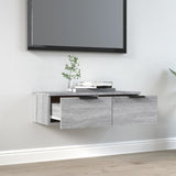 Wandkast 68x30x20 cm bewerkt hout grijs sonoma eikenkleurig - AllerleiShop