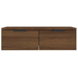 Wandkast 68x30x20 cm bewerkt hout bruin eikenkleur - AllerleiShop