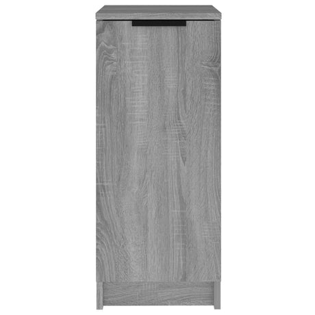 Schoenenkast 30x35x70 cm bewerkt hout grijs sonoma eikenkleurig - AllerleiShop