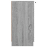 Schoenenkast 59x35x70 cm bewerkt hout grijs sonoma eikenkleurig - AllerleiShop