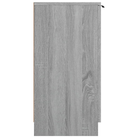 Schoenenkast 59x35x70 cm bewerkt hout grijs sonoma eikenkleurig - AllerleiShop