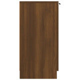 Schoenenkast 59x35x70 cm bewerkt hout bruin eikenkleur - AllerleiShop