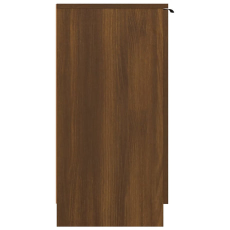 Schoenenkast 59x35x70 cm bewerkt hout bruin eikenkleur - AllerleiShop