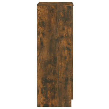 Schoenenkast 30x35x100 cm bewerkt hout gerookt eikenkleurig - AllerleiShop