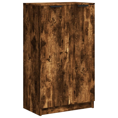 Schoenenkast 59x35x100 cm bewerkt hout gerookt eikenkleurig - AllerleiShop