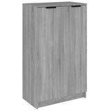 Schoenenkast 59x35x100 cm bewerkt hout grijs sonoma eikenkleur - AllerleiShop