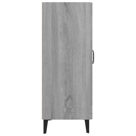 Dressoir 69,5x34x90 cm bewerkt hout grijs sonoma eikenkleurig - AllerleiShop