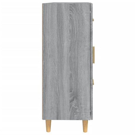 Dressoir 69,5x34x90 cm bewerkt hout grijs sonoma eikenkleurig - AllerleiShop