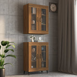 Hangkast 69,5x34x90 cm bruin eikenkleur - AllerleiShop