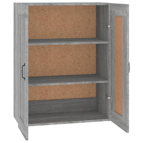 Hangkast 69,5x32,5x90 cm grijs sonoma eikenkleurig - AllerleiShop