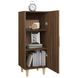 Dressoir 34,5x34x90 cm bewerkt hout bruin eikenkleur - AllerleiShop