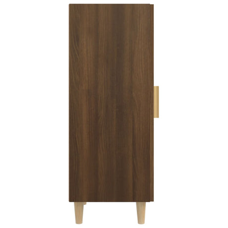 Dressoir 34,5x34x90 cm bewerkt hout bruin eikenkleur - AllerleiShop