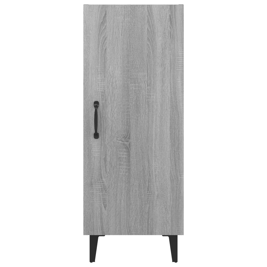 Dressoir 34,5x34x90 cm bewerkt hout grijs sonoma eikenkleurig - AllerleiShop