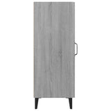 Dressoir 34,5x34x90 cm bewerkt hout grijs sonoma eikenkleurig - AllerleiShop