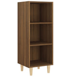 Dressoir 34,5x32,5x90 cm bewerkt hout bruin eikenkleur - AllerleiShop