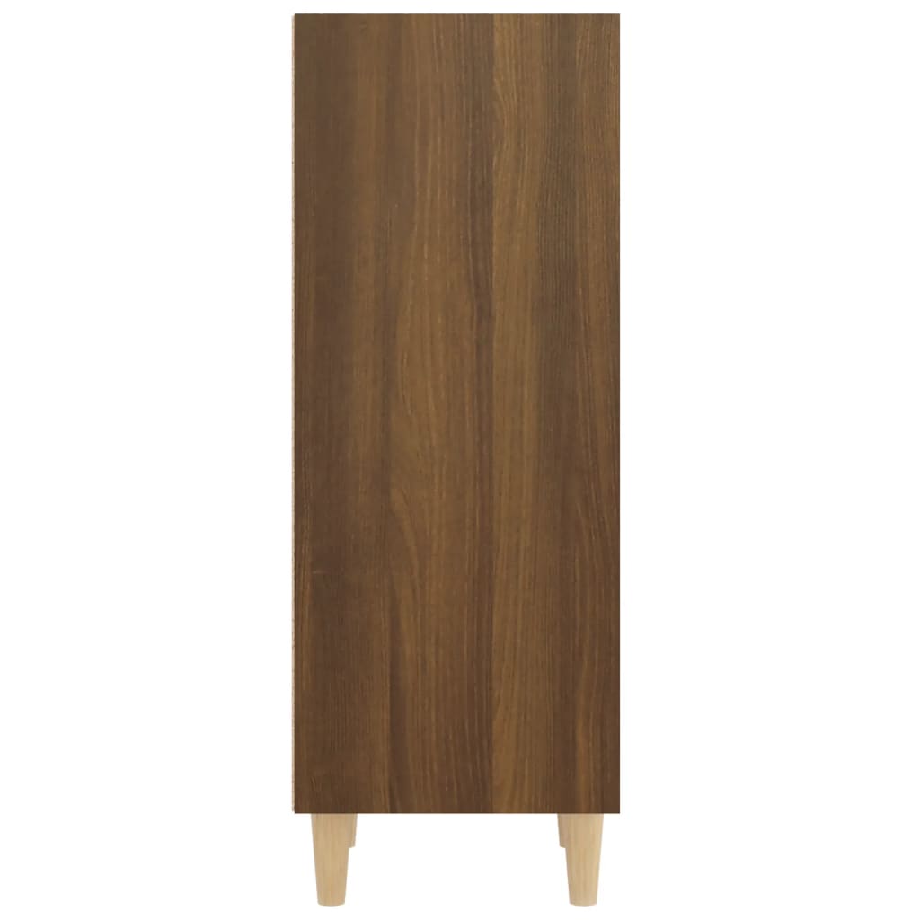 Dressoir 34,5x32,5x90 cm bewerkt hout bruin eikenkleur - AllerleiShop