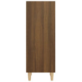 Dressoir 34,5x32,5x90 cm bewerkt hout bruin eikenkleur - AllerleiShop