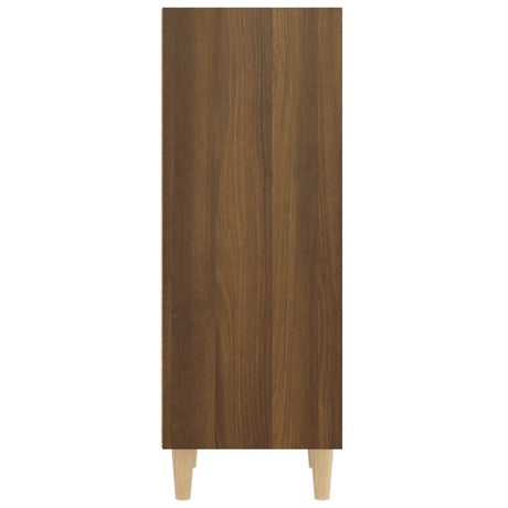 Dressoir 34,5x32,5x90 cm bewerkt hout bruin eikenkleur - AllerleiShop