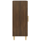 Dressoir 34,5x34x90 cm bewerkt hout bruin eikenkleur - AllerleiShop