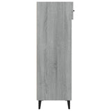 Schoenenkast 60x35x105 cm bewerkt hout grijs sonoma eikenkleur - AllerleiShop