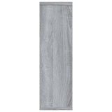 Wandschap 85x16x52,5 cm bewerkt hout grijs sonoma eikenkleur - AllerleiShop