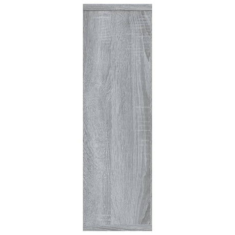 Wandschap 85x16x52,5 cm bewerkt hout grijs sonoma eikenkleur - AllerleiShop