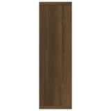 Wandschap 85x16x52,5 cm bewerkt hout bruin eikenkleur - AllerleiShop