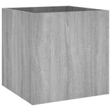 Plantenbak 40x40x40 cm bewerkt hout grijs sonoma eiken - AllerleiShop